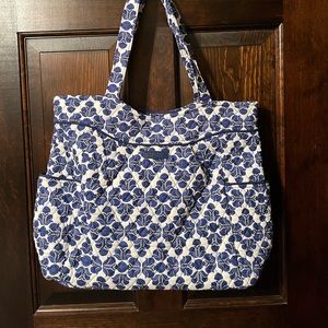 NWOT VERA BRADLEY cobalt tile purse.
